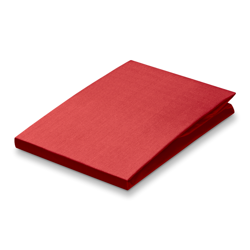 PERCALE lakens glad | red