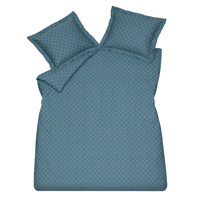 HEXAGON dekbedovertrek | parisian blue