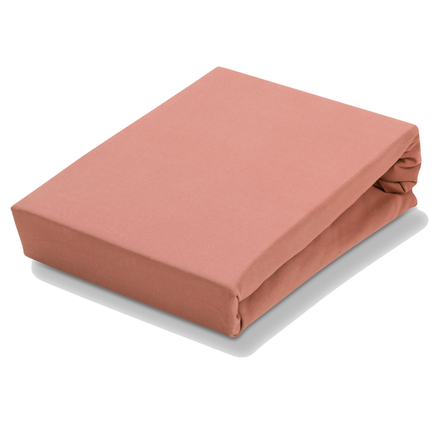 JERSEY SOFT split-topper hoeslaken | brick dust